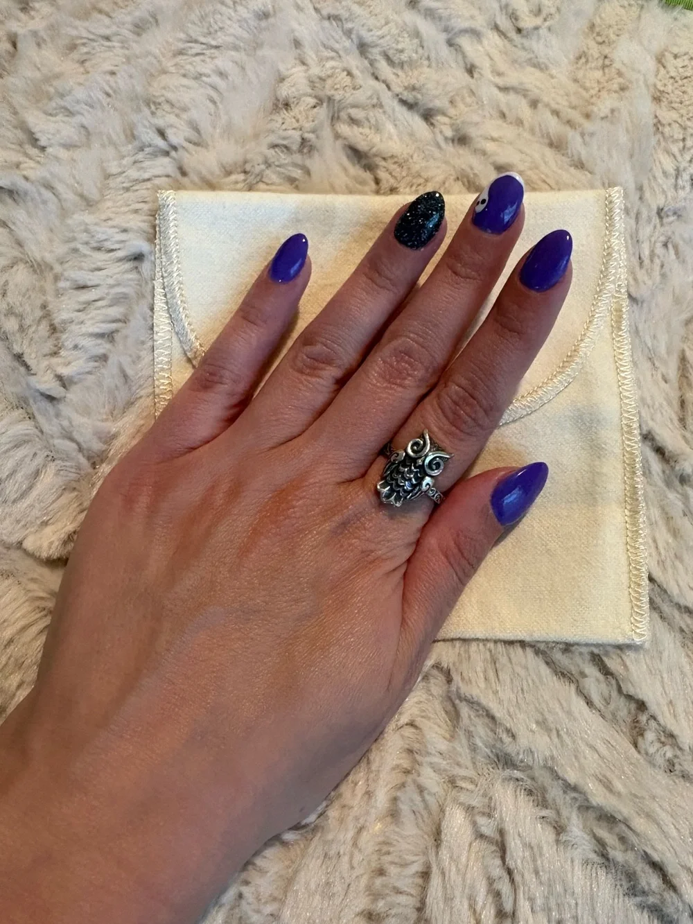 James Avery Retired Woodland Owl Ring🦉